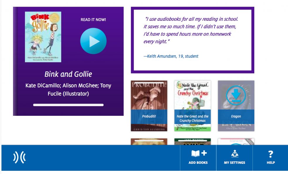 Learning Ally Makes Audiobook Technology For Students With Disabilities ...